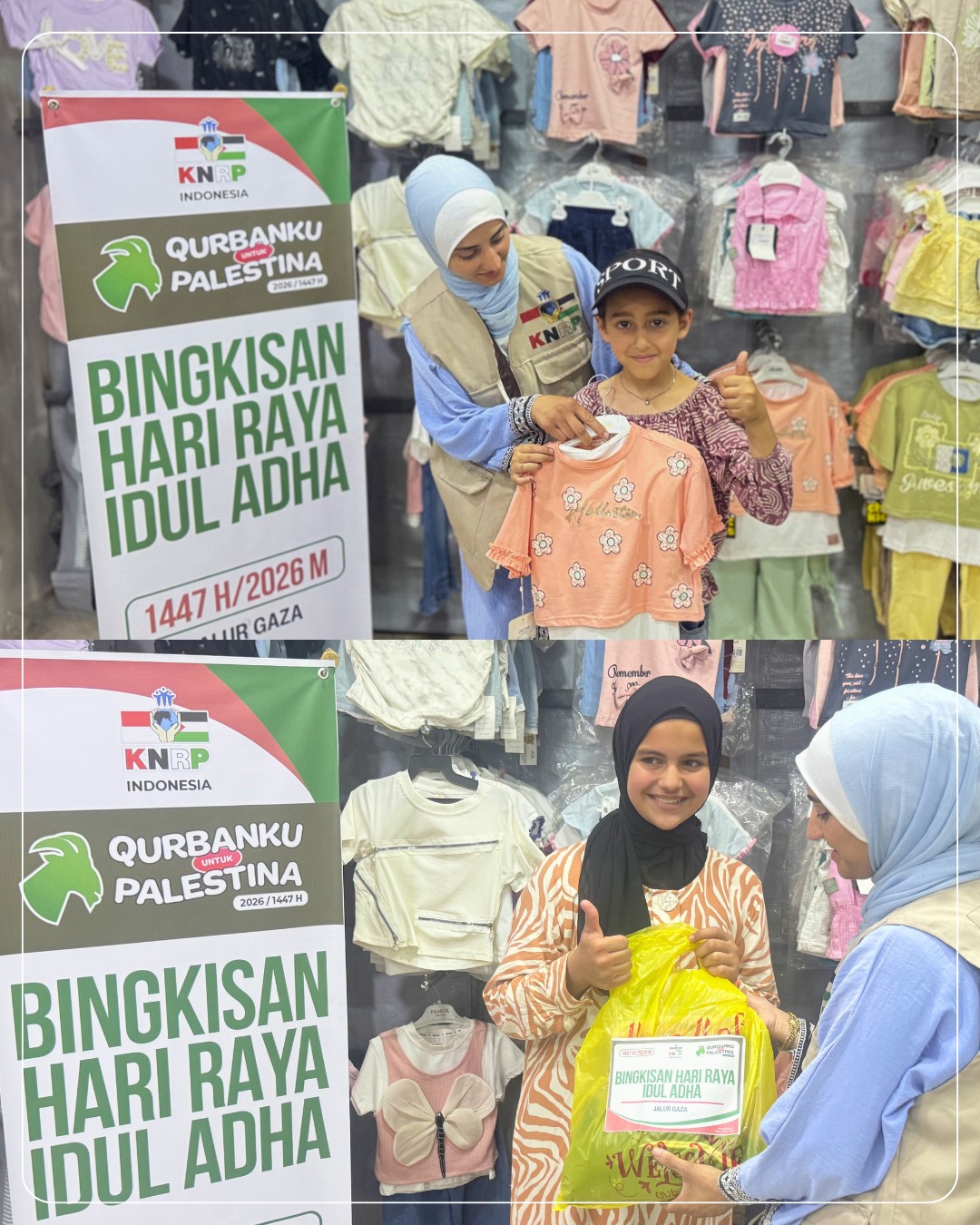 480 Anak Menerima Bingkisan Idul Adha berupa Pakaian Baru