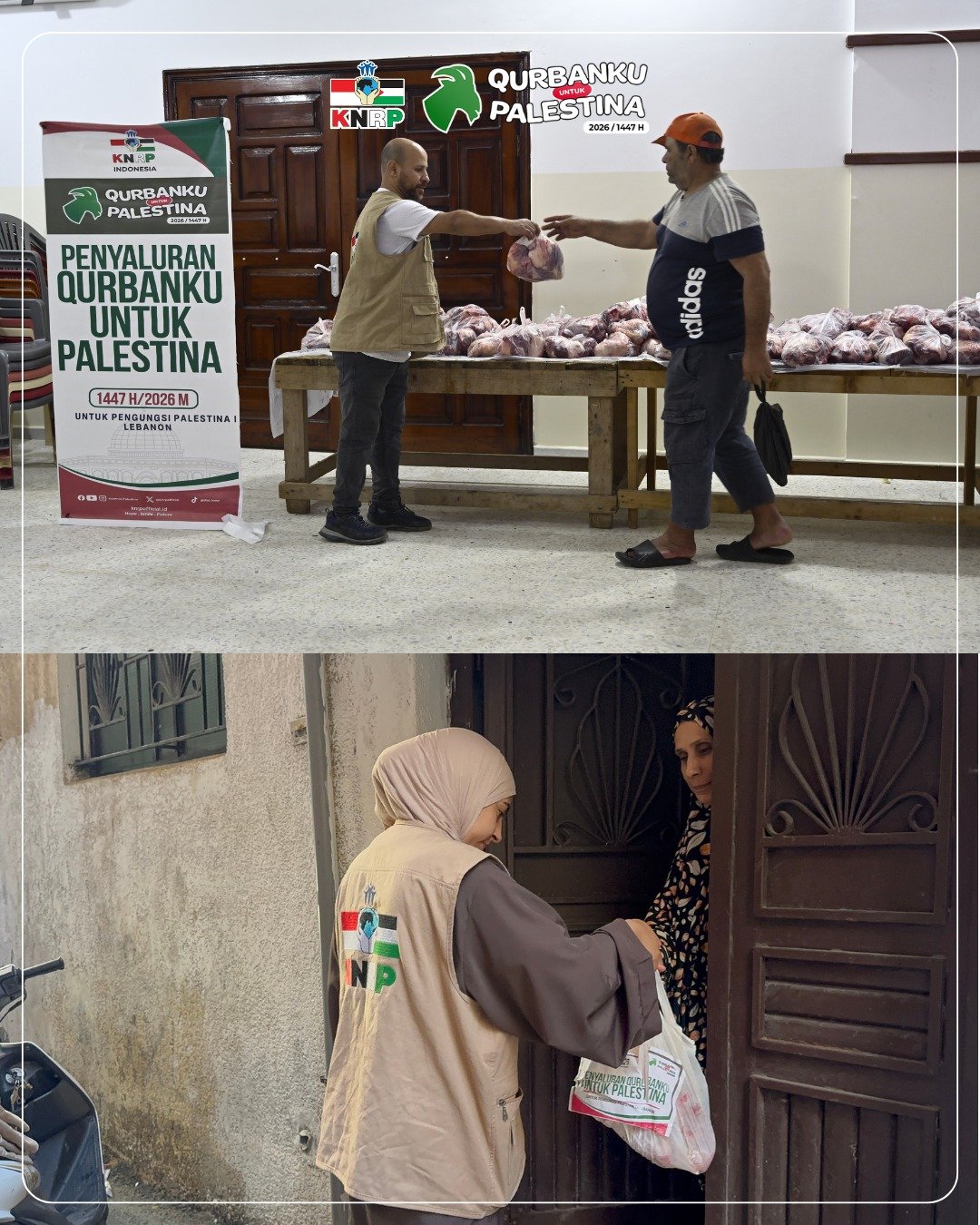 Penyembelihan dan Distribusi Qurban Pengungsian Lebanon, 27 Mei 2026, 28 Mei 2026