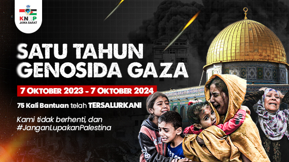 75 Kali Penyaluran Emergency KNRP untuk Gaza Sepanjang Tahun!